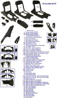 Automatic Shift Knob, 08-09 Carbon Look, C6 Corvette, 2006 and up